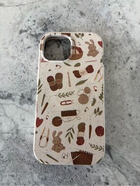 Pela iPhone 15 case Crochet Design